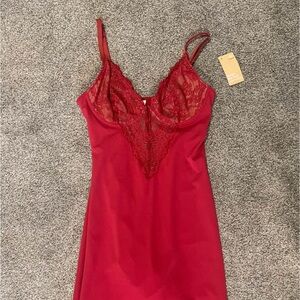 Red Popilush Shapewear Slip Dress